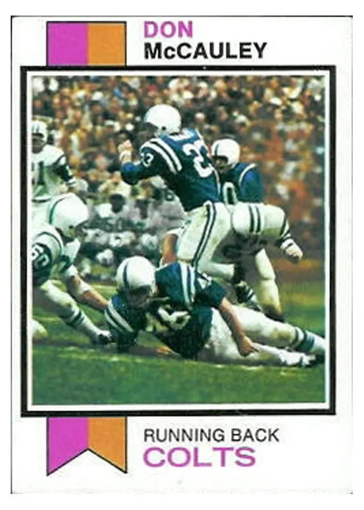 1973 Topps Don McCauley #81 card