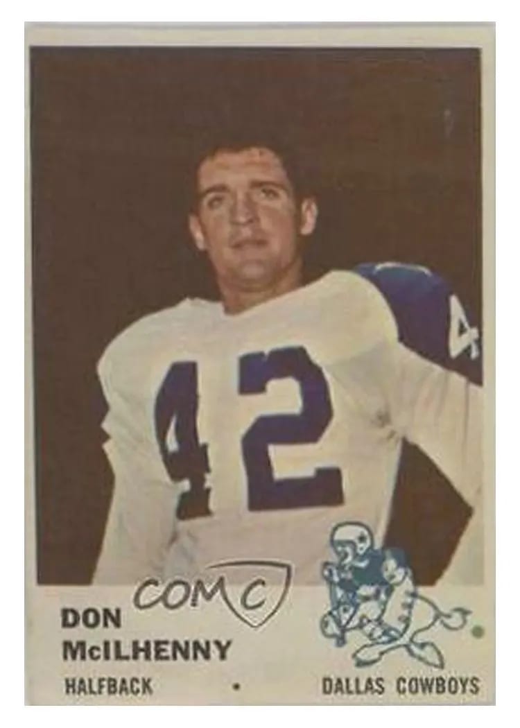 1961 Fleer Don McIlhenny #42 card