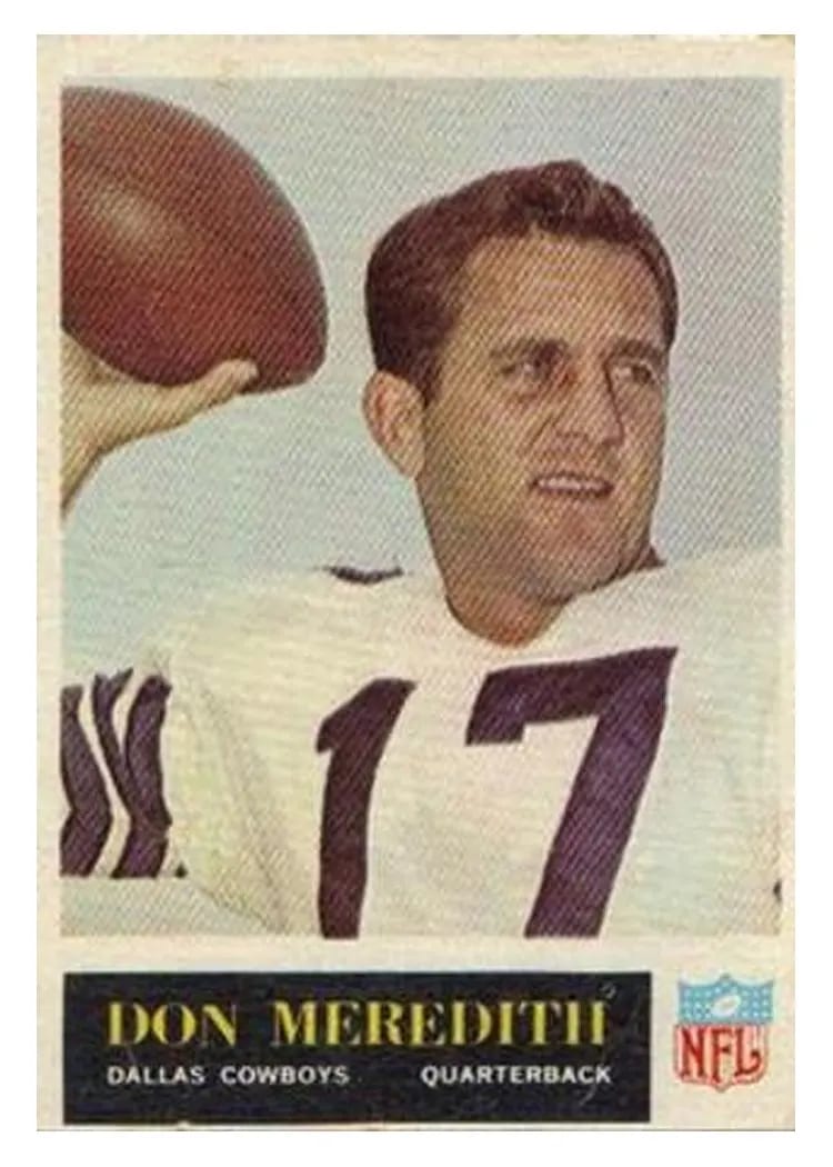 1965 Philadelphia Don Meredith #50 card