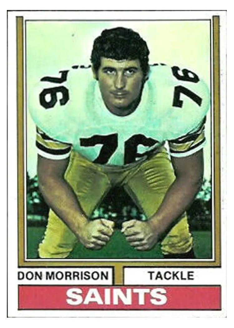 1974 Topps Don Morrison #476 card
