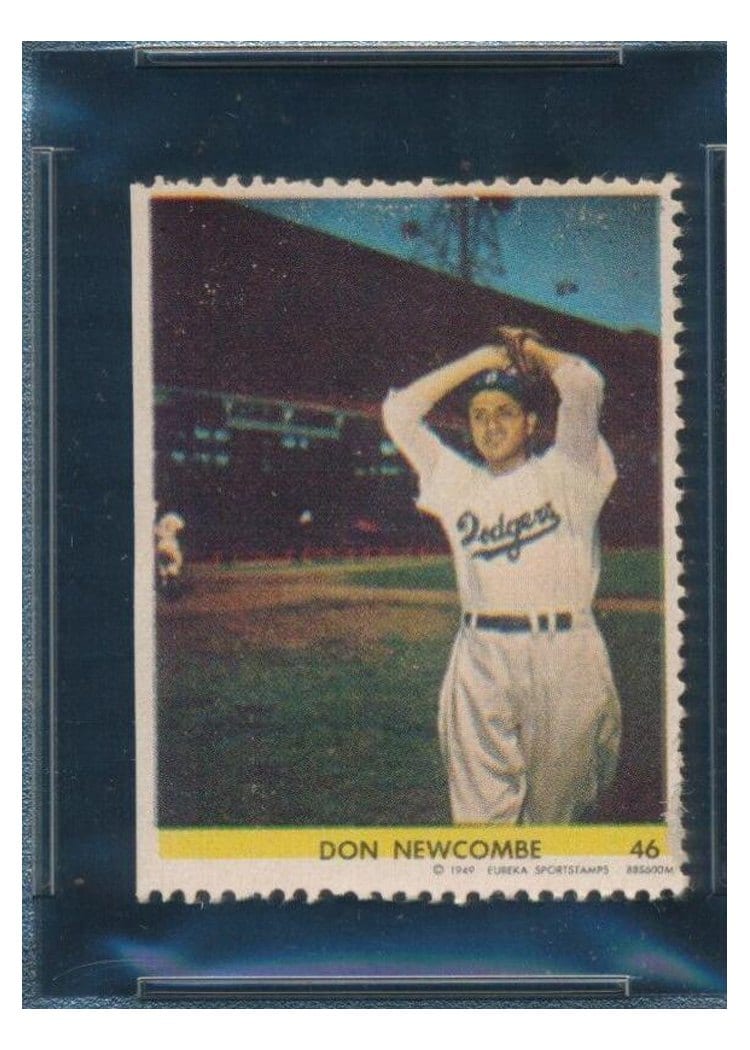 1949 Eureka Sportstamps Don Newcombe #46 card