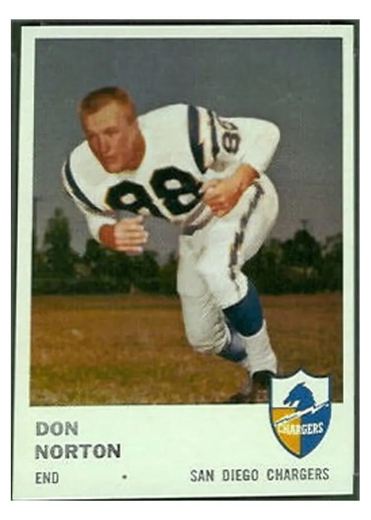 1961 Fleer Don Norton #158 card