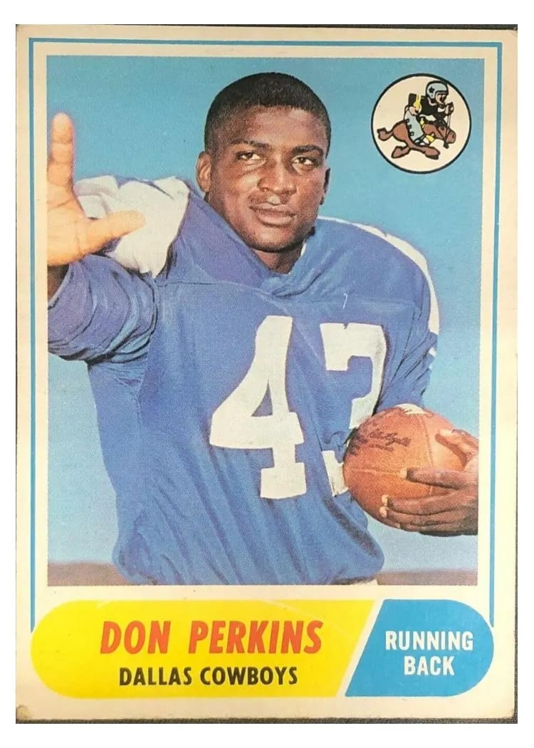 1968 Topps Don Perkins #50 card