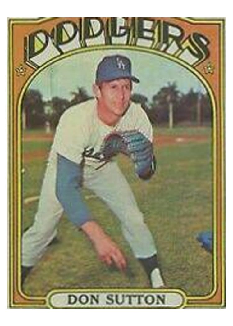 1972 Topps Don Sutton #530 card