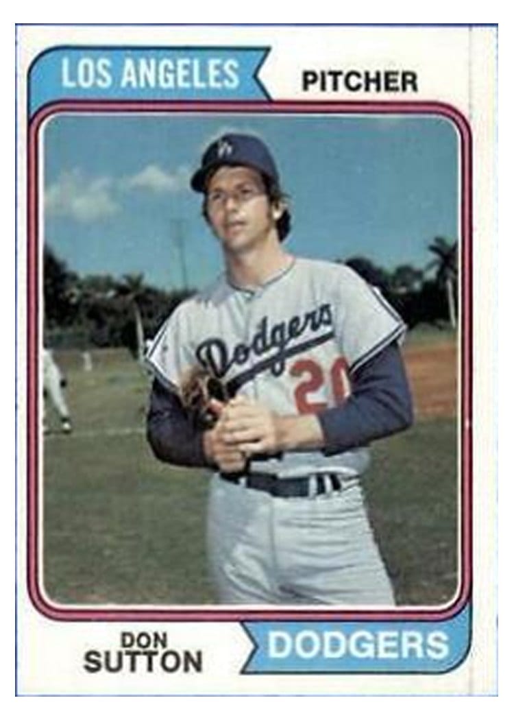 1974 Topps Don Sutton #220 card