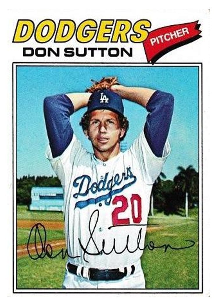 1977 Topps Don Sutton #620 card