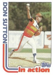 1982 Topps Base Set Don Sutton #306 card