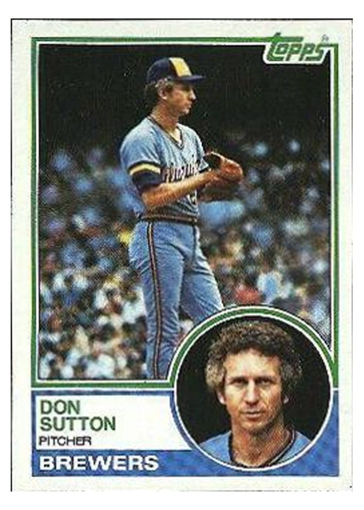1983 Topps Don Sutton #145 card