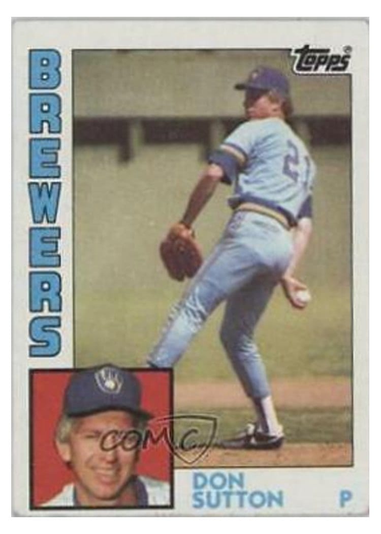 1984 Topps Don Sutton #35 card
