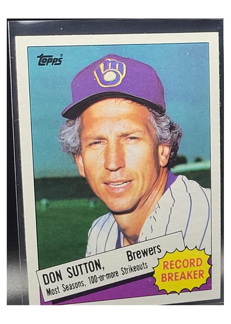 1985 Topps Don Sutton #10 card
