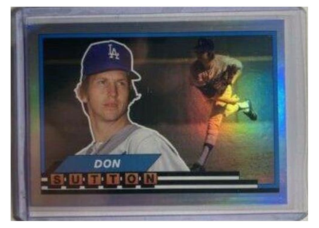 2021 Topps Archives 1989 Topps Big Foil Don Sutton #89BF-47 card