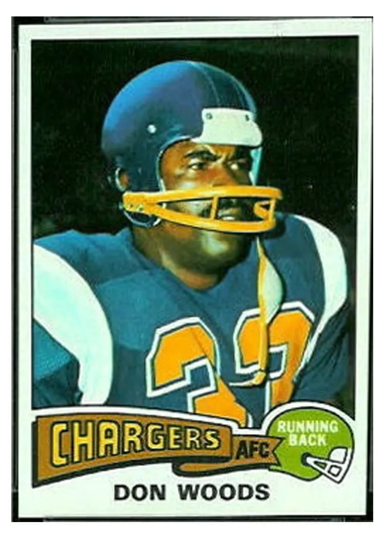 1975 Topps Don Woods #10 card