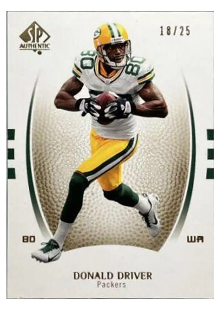 2007 SP Authentic Donald Driver #29 card