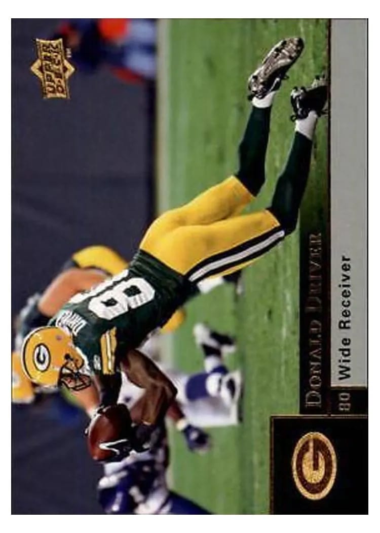 2009 Upper Deck Donald Driver #72 card