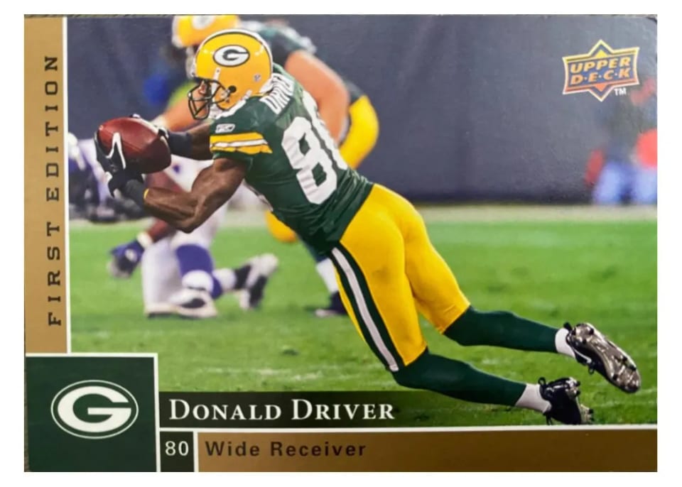 2009 Upper Deck First Edition Donald Driver #55 card