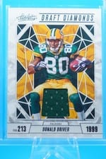 2024 Panini Absolute Draft Diamonds Jersey Donald Driver #DDJ-DDR card