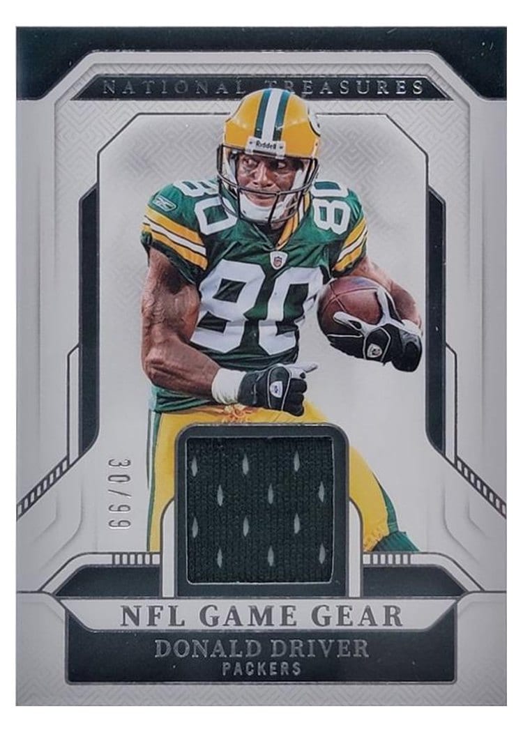 2024 Panini National Treasures NFL Game Gear Donald Driver #3 card