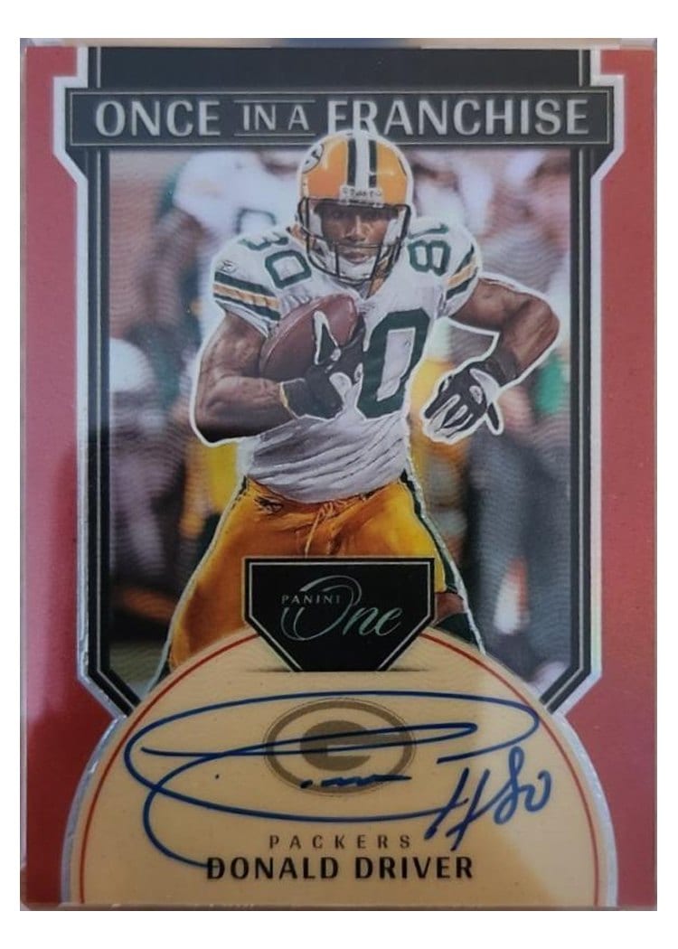 2024 Panini One Once in a Franchise Autographs Donald Driver #339 card