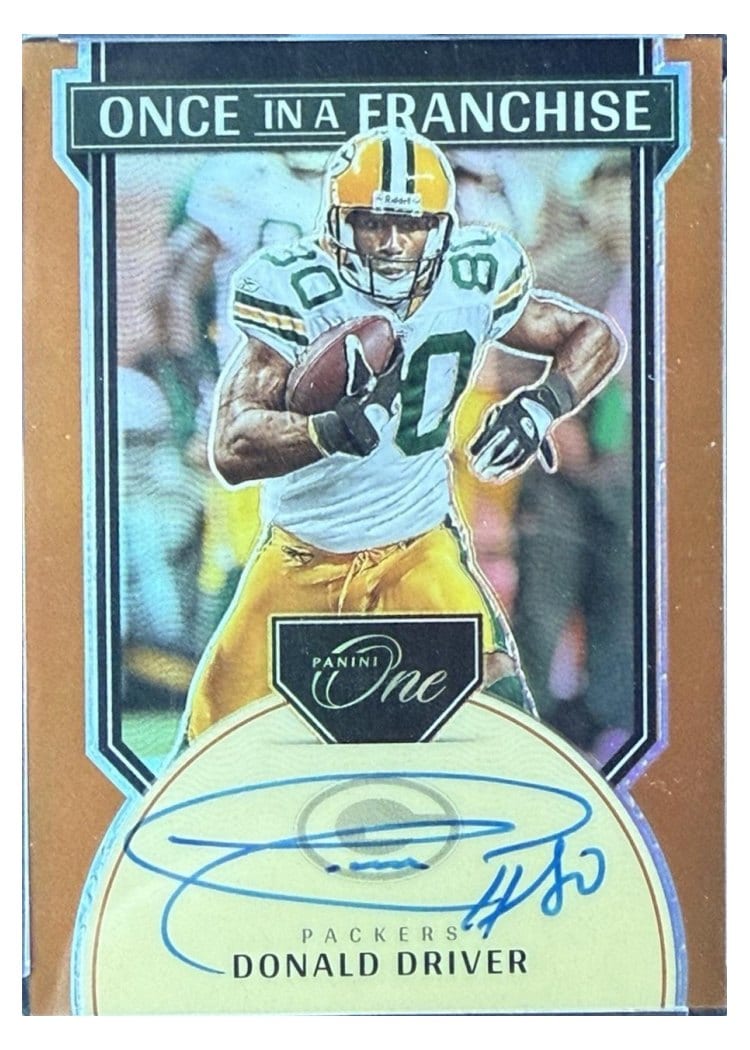 2024 Panini One Once in a Franchise Autographs Donald Driver #339 card