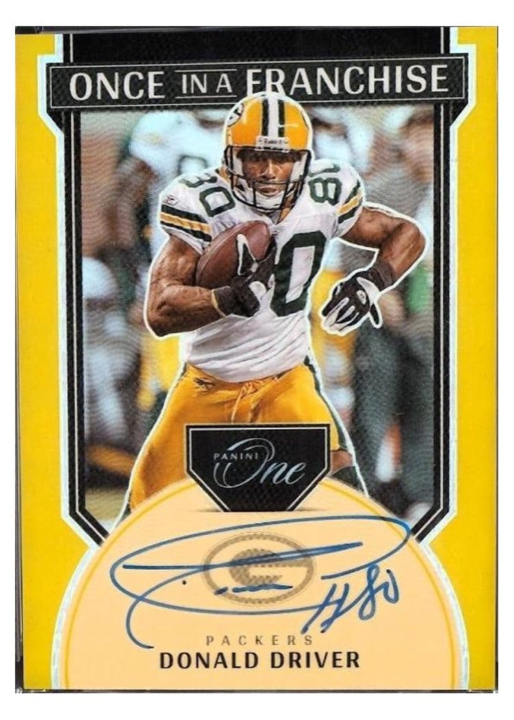 2024 Panini One Once in a Franchise Autographs Donald Driver #339 card