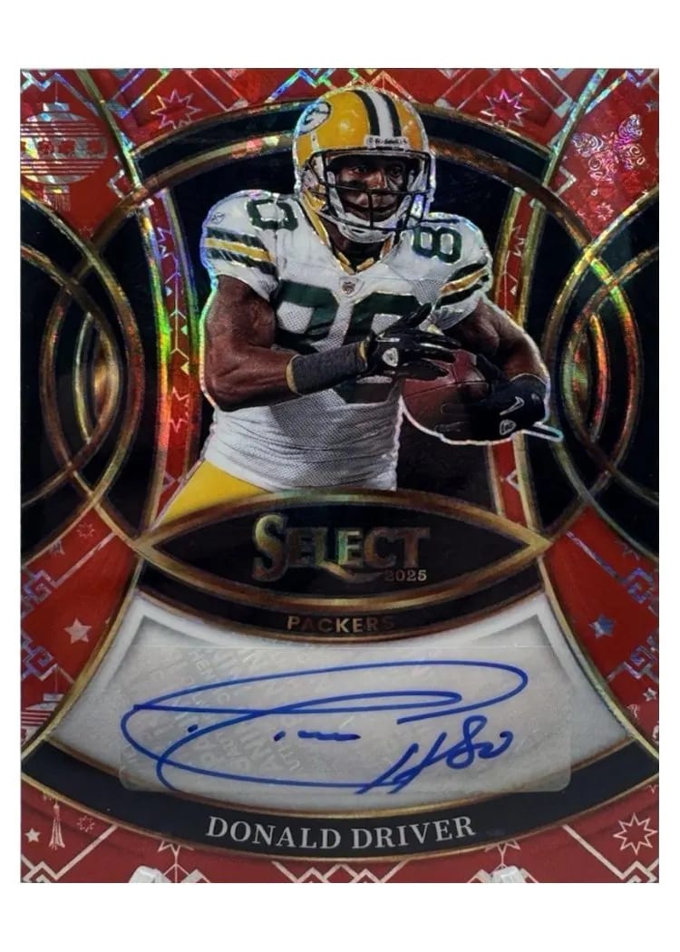 2025 Panini Select Signature Donald Driver #SP-DDR card
