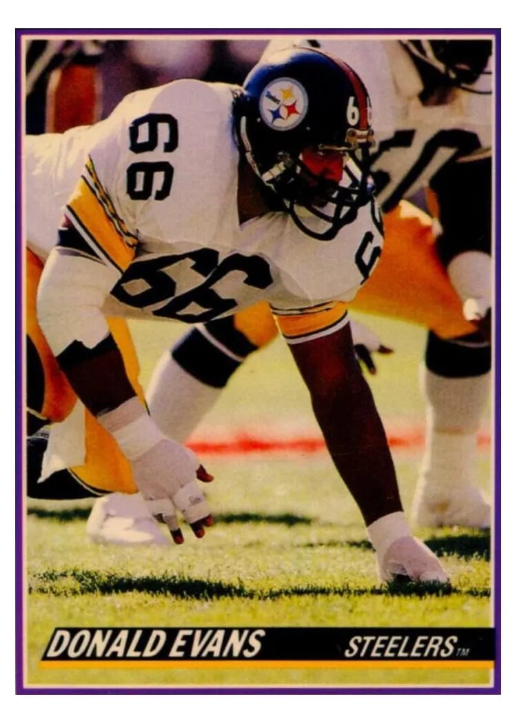 1990 Panini Score Supplemental Donald Evans #5T card