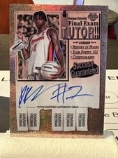 2024-25 Bowman University Chrome Final Exam Autographs Donavan Freeman #FEA-DF card