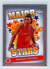 2024 Topps Chrome McDonald's All-American Major Stars Donavan Freeman #SES-DFR card