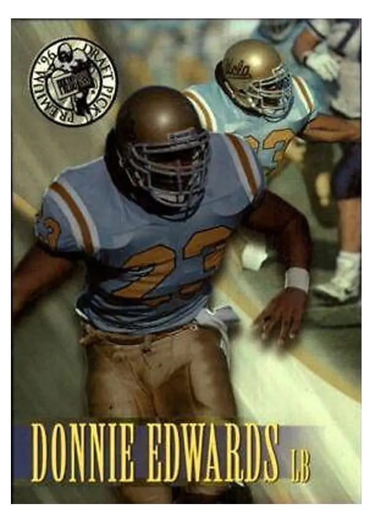1996 Press Pass Donnie Edwards #54 card