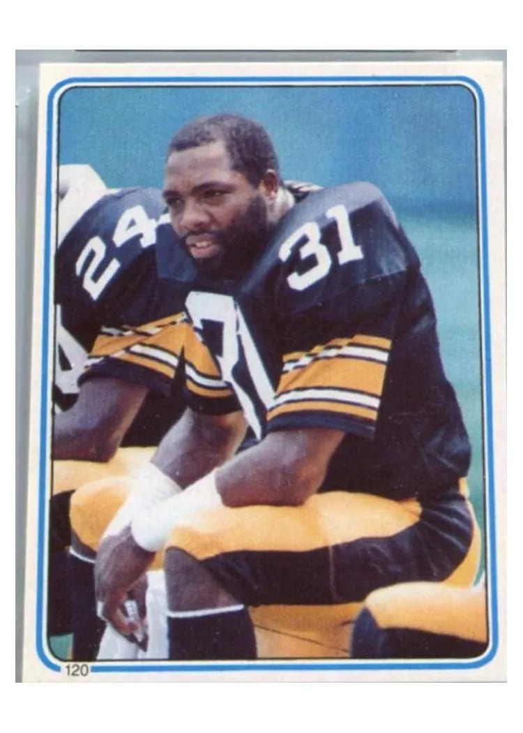 1983 Topps Stickers Donnie Shell #120 card