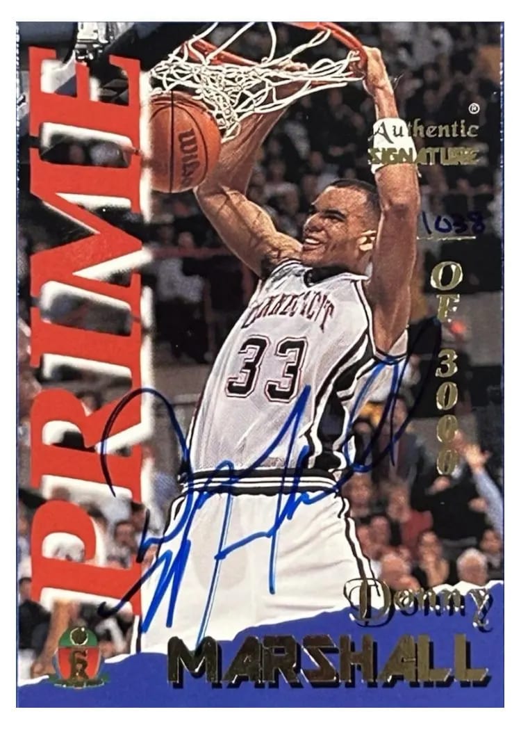 1995 Signature Rookies Fame and Fortune Donny Marshall #20 card