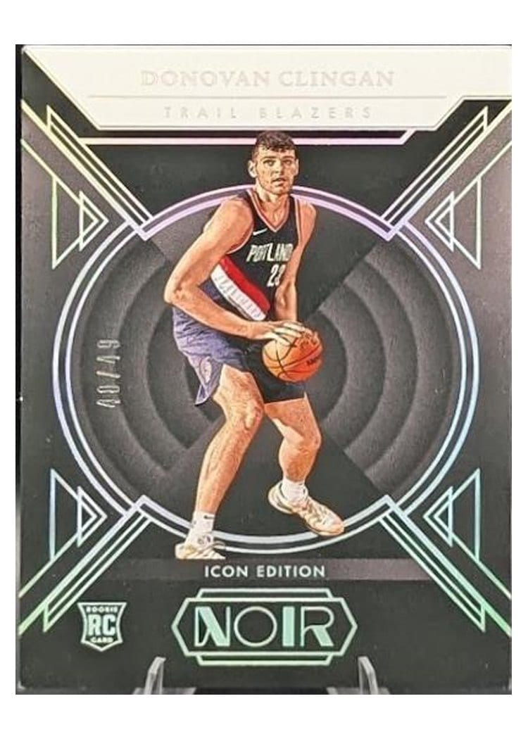 2024-25 Panini Noir Base Set Donovan Clingan #195 card
