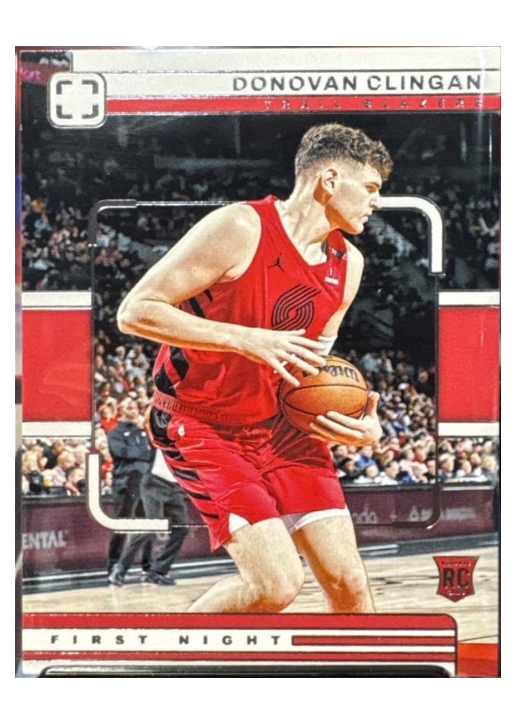 2024-25 Panini Photogenic First Night Set Donovan Clingan #10 card