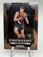 2024-25 Panini Prizm Emergent Donovan Clingan #13 card
