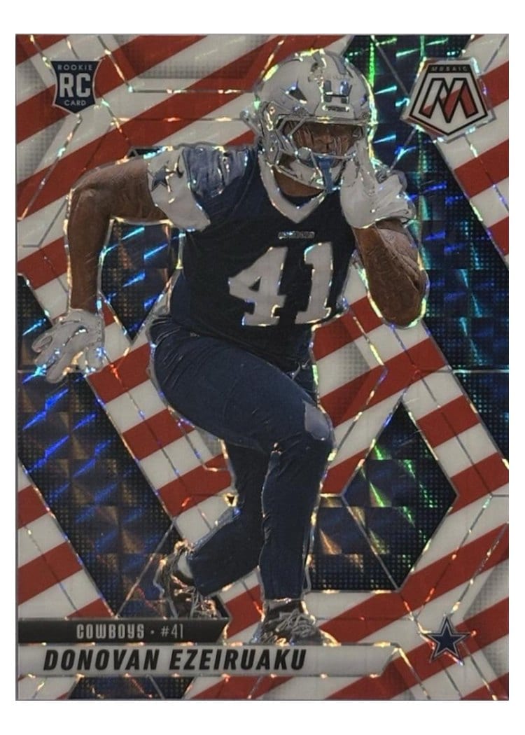 2025 Panini Mosaic Base Set Donovan Ezeiruaku White Sparkle #337 card
