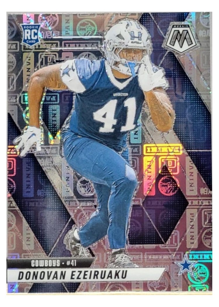 2025 Panini Mosaic Base Set Donovan Ezeiruaku Silver Knight #337 card