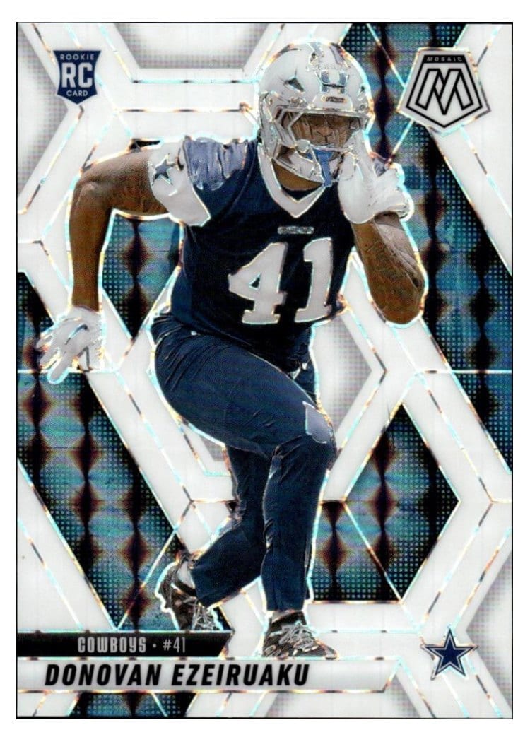 2025 Panini Mosaic Base Set Donovan Ezeiruaku White #337 card