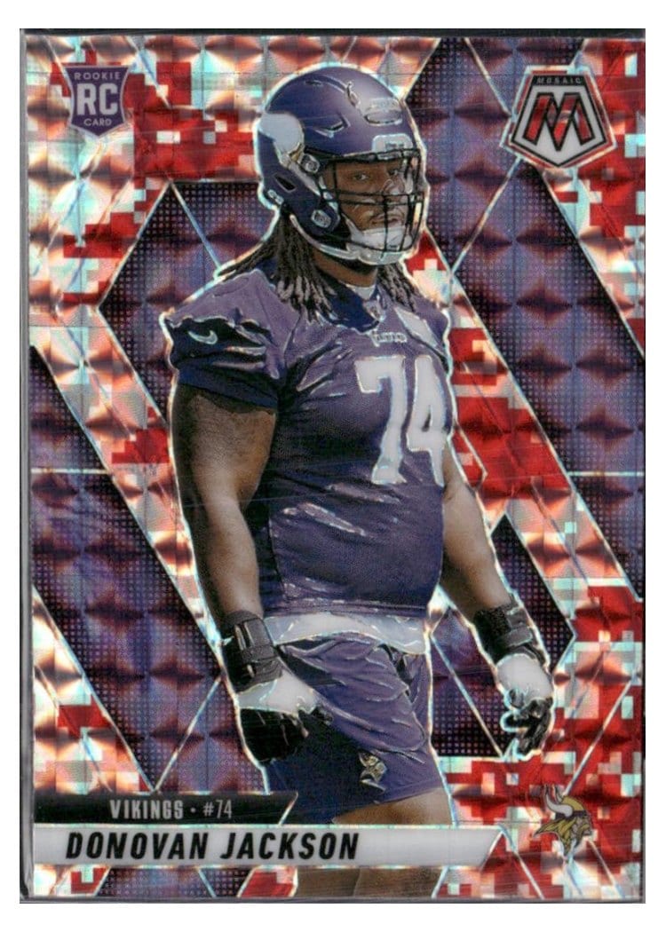 2025 Panini Mosaic Base Set Donovan Jackson #388 card
