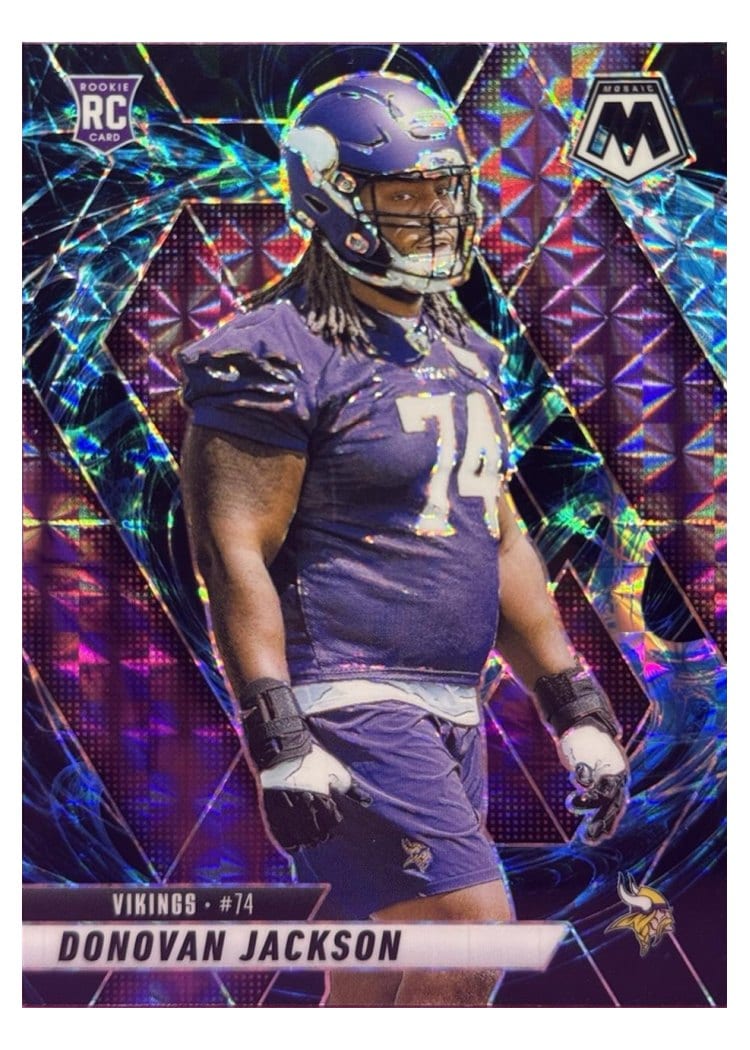 2025 Panini Mosaic Base Set Donovan Jackson #388 card