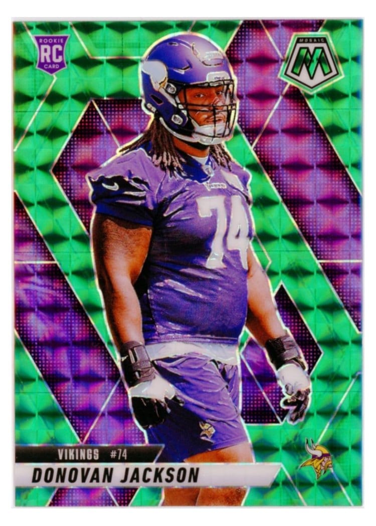 2025 Panini Mosaic Base Set Donovan Jackson #388 card