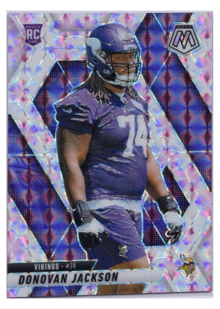 2025 Panini Mosaic Base Set Donovan Jackson #388 card
