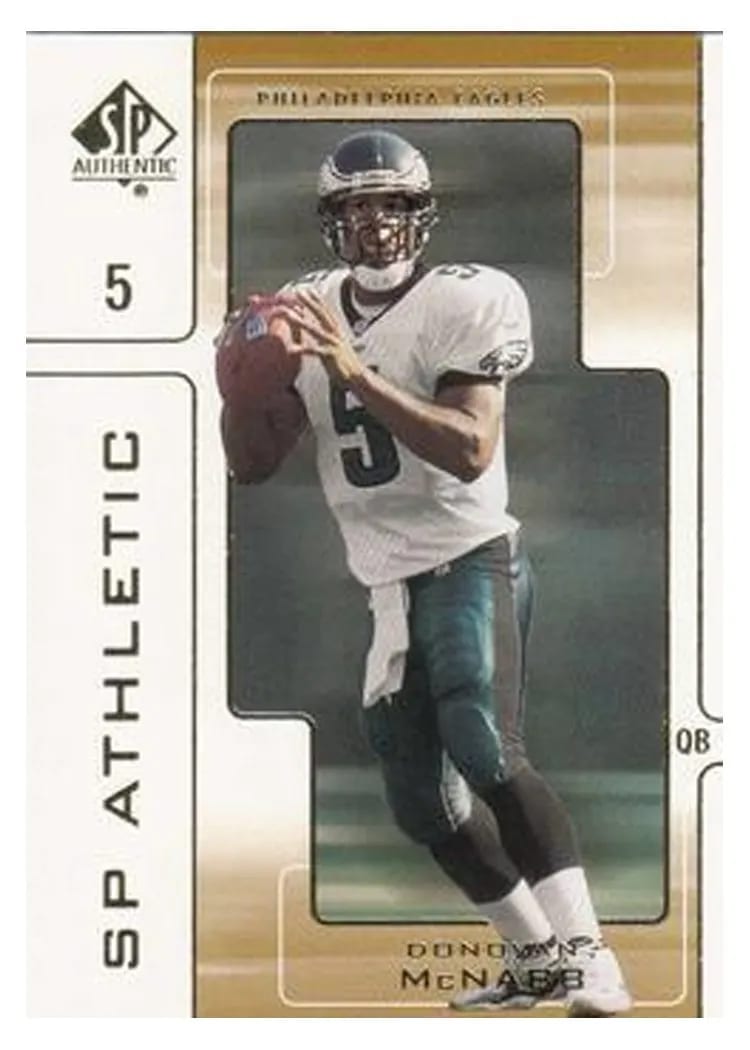2000 SP Authentic Athletic Donovan McNabb #A6 card