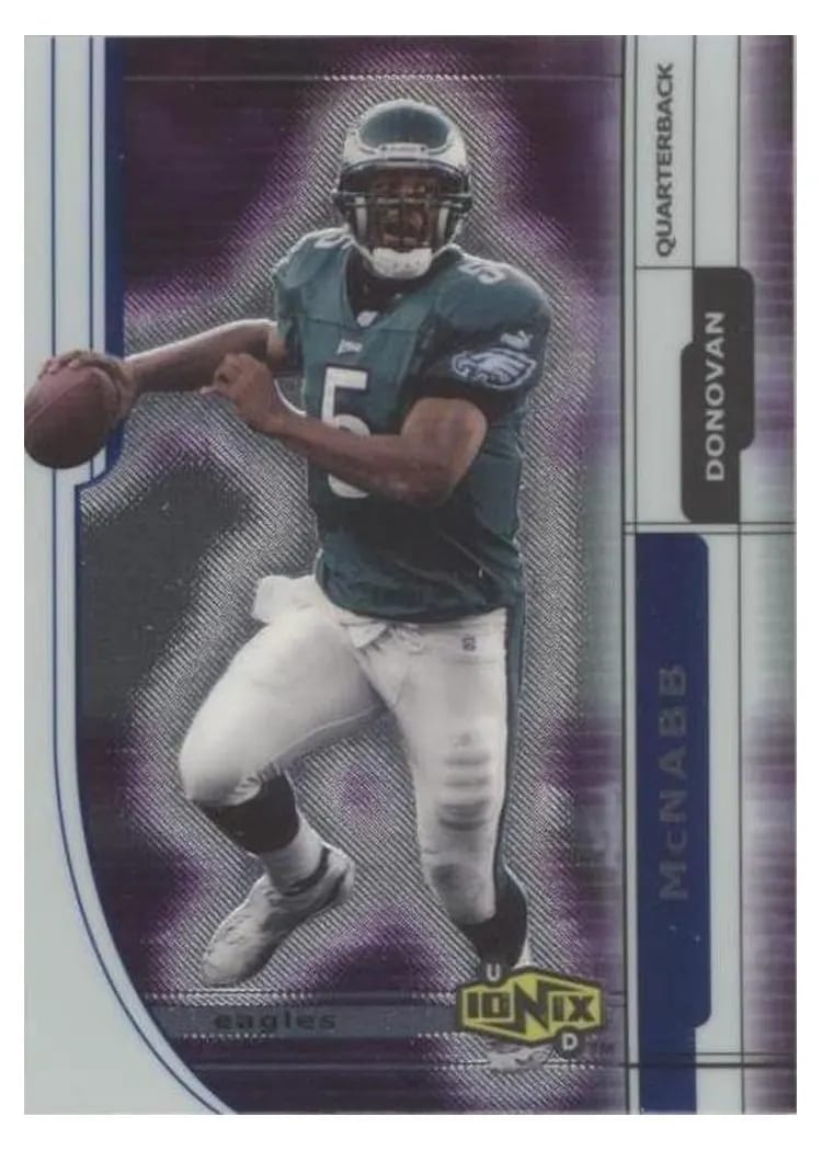 2000 Upper Deck Ionix Donovan McNabb #44 card