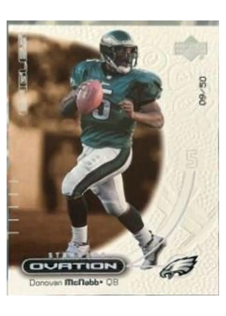2000 Upper Deck Ovation Donovan McNabb Standing Ovation #44 card