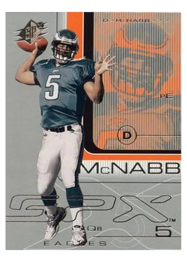 2001 Spx Donovan McNabb #68 card