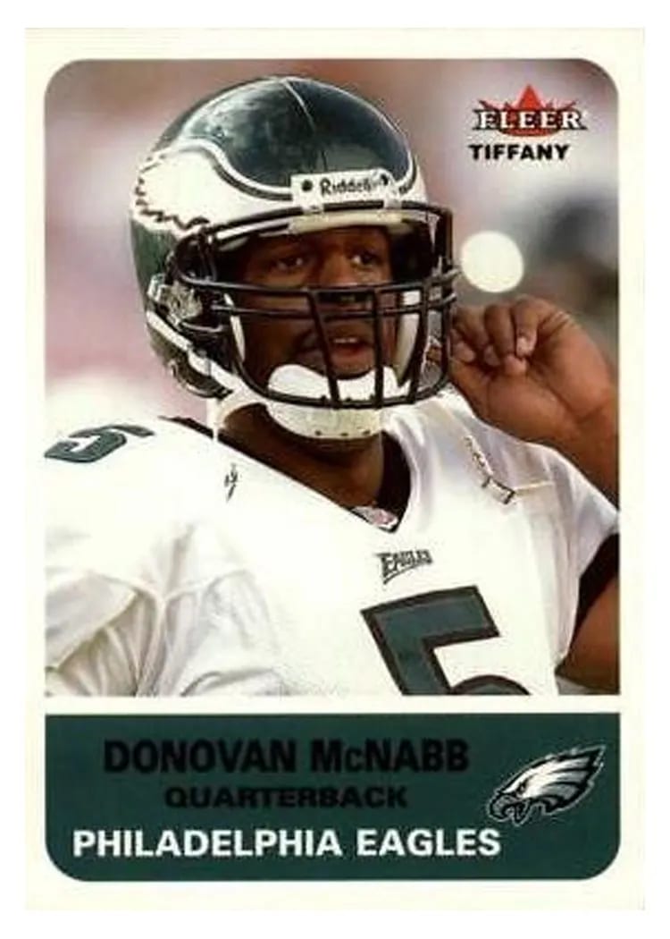 2002 Fleer Donovan McNabb #5 card