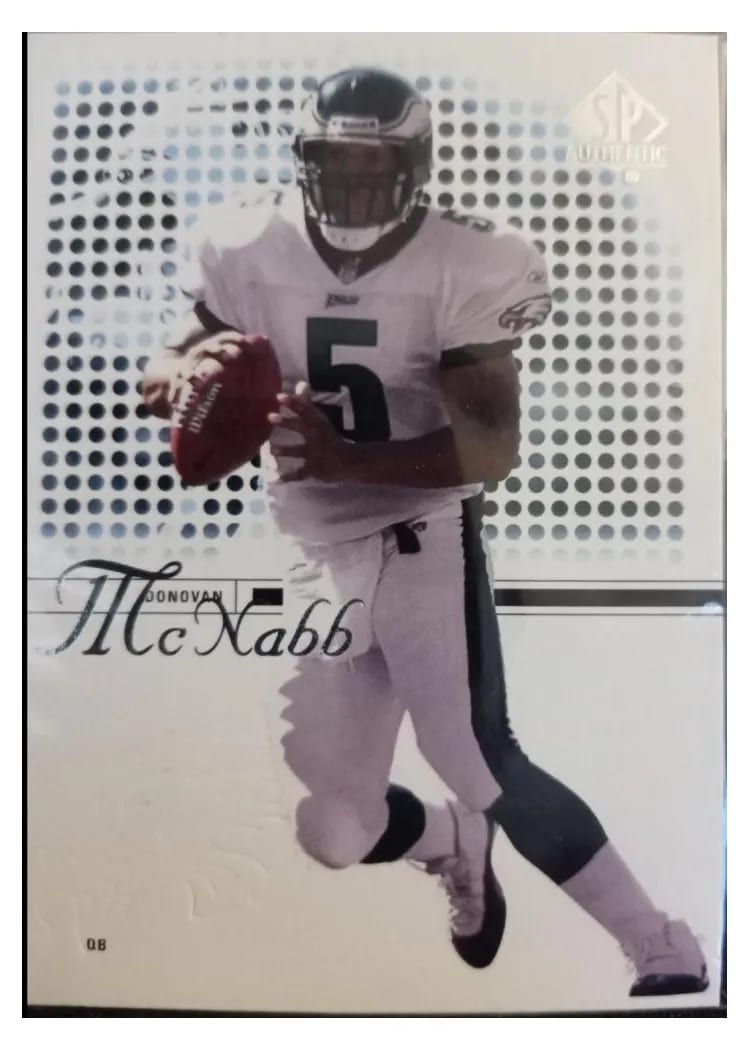 2002 SP Authentic Donovan McNabb #11 card