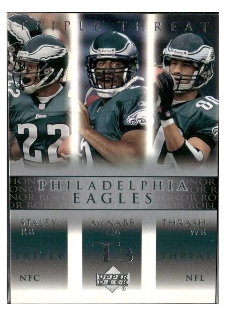 2002 Upper Deck Donovan McNabb #82 card