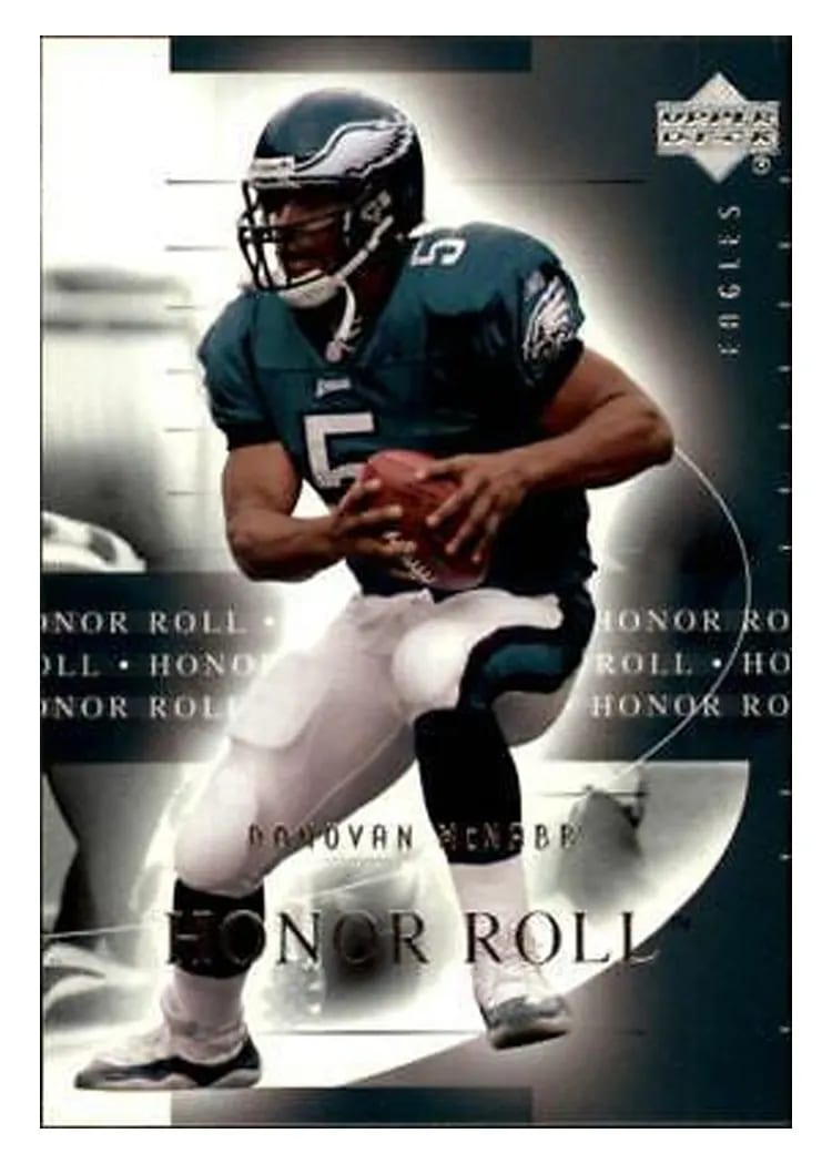 2002 Upper Deck Honor Roll Donovan McNabb #43 card