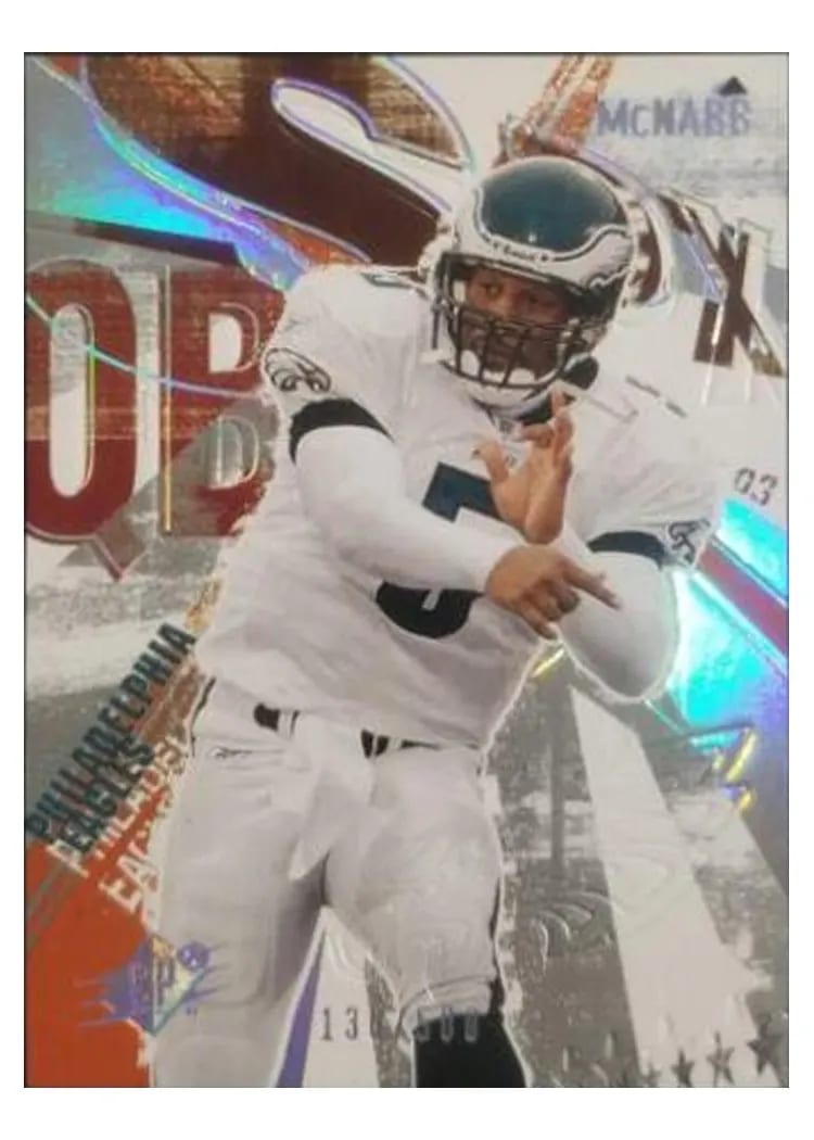 2003 Spx Donovan McNabb #75 card